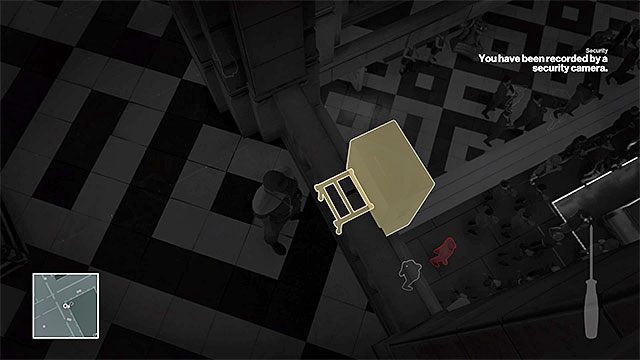 Udaj się w przebraniu na poziom 2 pałacu - Hitman: Zamordowanie Viktora Novikova, Paryż - The Showstopper | Solucja - Hitman - poradnik do gry