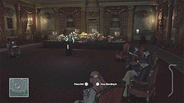 Usiądź na fotelu zarezerwowanym dla szejka i weź udział w aukcji - Hitman: Zamordowanie Dalii Margolis, Paryż - The Showstopper | Solucja - Hitman - poradnik do gry