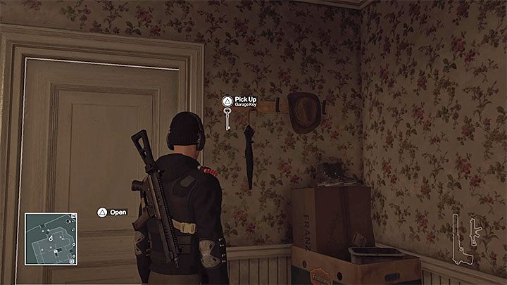 Klucz wisi na ścianie przy drzwiach wyjściowych - Ważne przedmioty | Kolorado - Bojownicy o wolność | Solucja Hitman - Hitman - poradnik do gry
