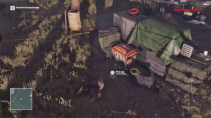 Odszukaj na ziemi odznakę po tym jak wyeliminujesz żołnierza - Ważne przedmioty | Kolorado - Bojownicy o wolność | Solucja Hitman - Hitman - poradnik do gry