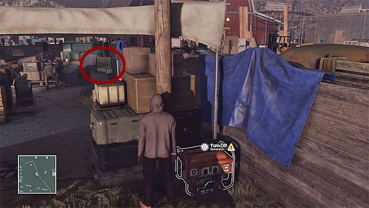 Sabotuj generator i zabierz nitroglicerynę z walizki po tym jak strażnik odejdzie od niej - Zamordowanie Seana Rosea | Kolorado - Bojownicy o wolność | Solucja Hitman - Hitman - poradnik do gry