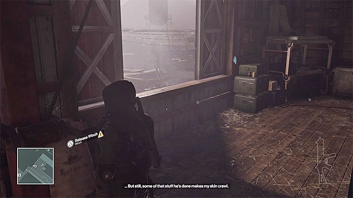 Mechanizm jest na piętrze stodoły i dobrze byłoby wyeliminować najpierw okolicznych wrogów - Zamordowanie Seana Rosea | Kolorado - Bojownicy o wolność | Solucja Hitman - Hitman - poradnik do gry