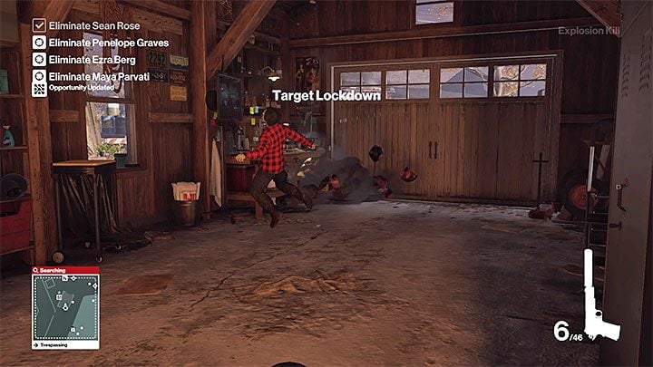 Wysadź zbiornik znajdujący się w garażu - Zamordowanie Ezry Berga | Kolorado - Bojownicy o wolność | Solucja Hitman - Hitman - poradnik do gry