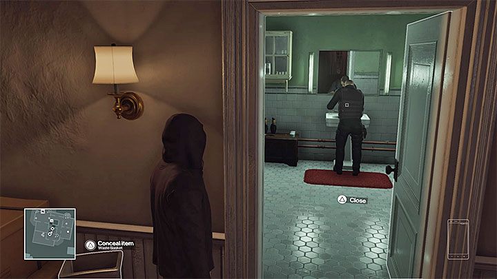 Sean Rose co pewien czas odwiedza łazienkę - Wspólne metody eliminacji celów misji | Kolorado - Bojownicy o wolność - Hitman - poradnik do gry