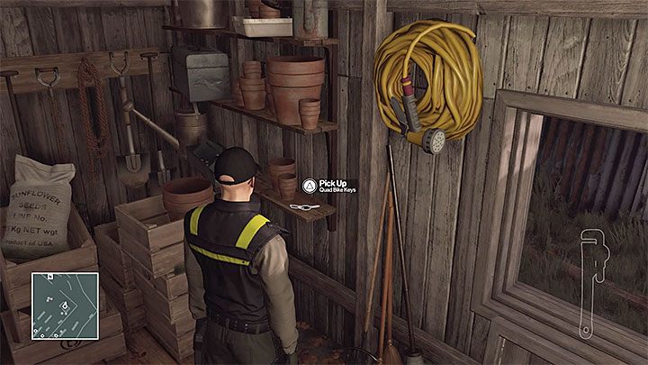 Miejsce odnalezienia kluczyków do quada - Odnalezienie bunkra i opuszczenie terenu misji | Kolorado - Bojownicy o wolność - Hitman - poradnik do gry