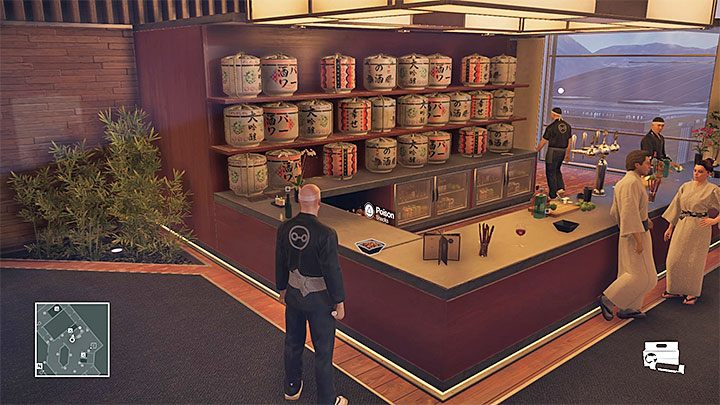 Miejsce gdzie możesz zatruć posiłek dyrektora - Przebrania | Hokkaido - Situs Inversus | Solucja Hitman - Hitman - poradnik do gry