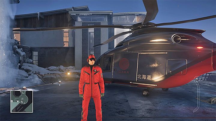 Przebranie pilota śmigłowca - Przebrania | Hokkaido - Situs Inversus | Solucja Hitman - Hitman - poradnik do gry