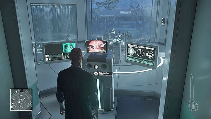 Konsola zarezerwowana wyłącznie dla głównego chirurga - Zamordowanie Ericha Sodersa | Hokkaido - Situs Inversus | Solucja Hitman - Hitman - poradnik do gry