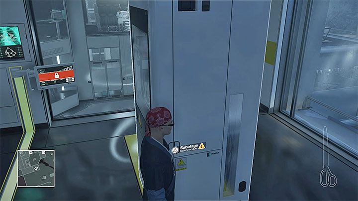 Pierwszy krok to sabotowanie modułu bezpieczeństwa - Zamordowanie Ericha Sodersa | Hokkaido - Situs Inversus | Solucja Hitman - Hitman - poradnik do gry
