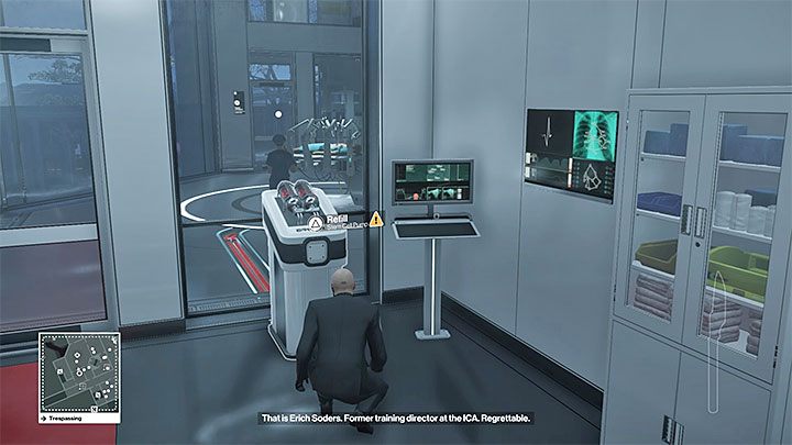 Umieść zatrute komórki macierzyste w urządzeniu obok sali operacyjnej - Zamordowanie Ericha Sodersa | Hokkaido - Situs Inversus | Solucja Hitman - Hitman - poradnik do gry