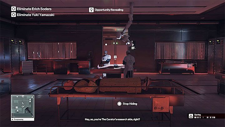 Rozpocznij w kostnicy - Zamordowanie Ericha Sodersa | Hokkaido - Situs Inversus | Solucja Hitman - Hitman - poradnik do gry