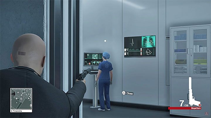 Zastrzel lekarkę w pomieszczeniu kontrolnym komórek macierzystych - Zamordowanie Ericha Sodersa | Hokkaido - Situs Inversus | Solucja Hitman - Hitman - poradnik do gry