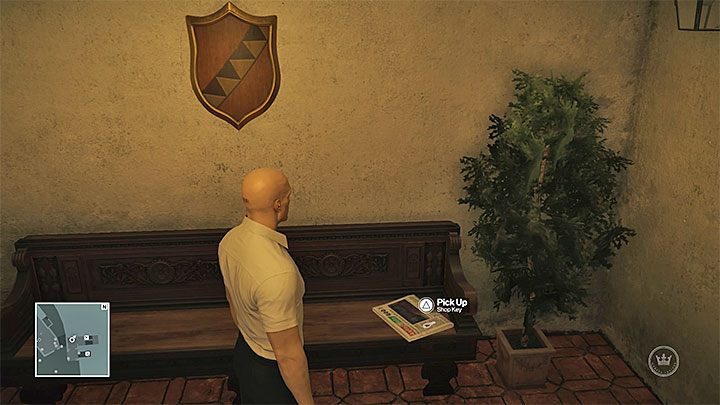Klucz do sklepu możesz zabrać nawet grając bez przebrania - Hitman: Przebrania i ważne przedmioty, Sapienza - Ikona | Solucja - Hitman - poradnik do gry