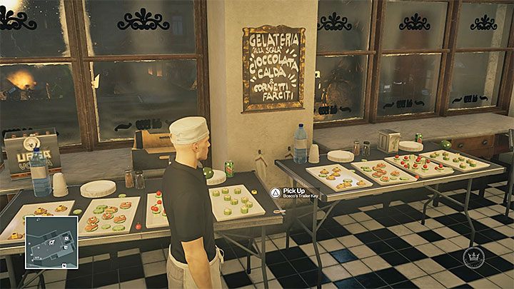 Klucz jest w kawiarni - Hitman: Przebrania i ważne przedmioty, Sapienza - Ikona | Solucja - Hitman - poradnik do gry