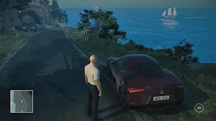 Autem Dino Bosco możesz uciec tylko jeśli masz przy sobie kluczyk znaleziony w przyczepie - Hitman: Eksploracja planu filmowego, Sapienza - Ikona | Solucja - Hitman - poradnik do gry