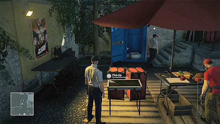 Zaczekaj aż wrogowie odwrócą się i aż będzie bezpiecznie zabrać detonator - Hitman: Zamordowanie Dino Bosco, Sapienza - Ikona | Solucja - Hitman - poradnik do gry