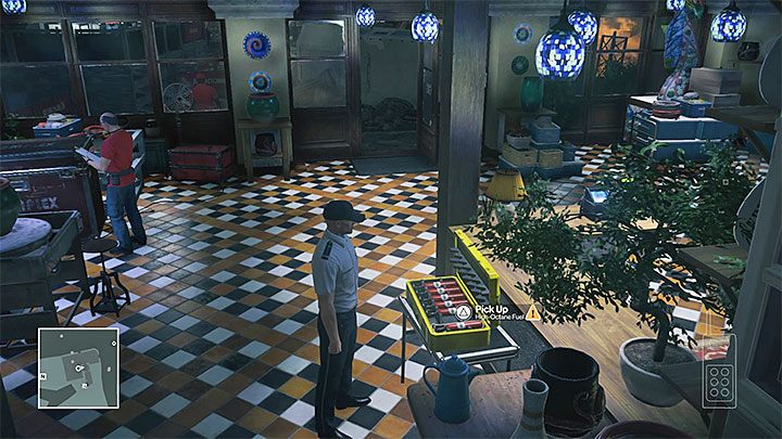 Otwórz walizkę z użyciem łomu, wytrycha lub klucza - Hitman: Zamordowanie Dino Bosco, Sapienza - Ikona | Solucja - Hitman - poradnik do gry