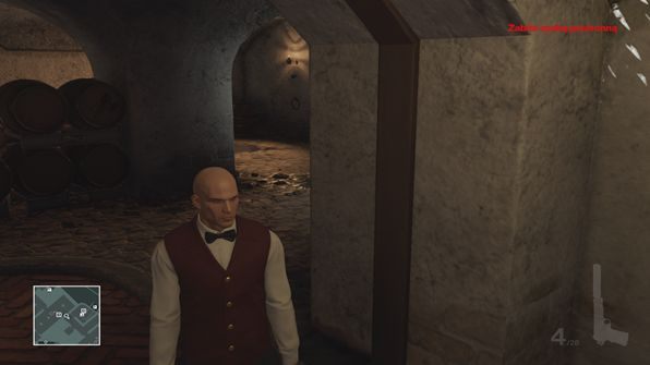 Przebranie pracownika służby najlepiej zdobyć w przechowywalni win - Hitman: Przebrania, Sapienza - Świat Jutra | Solucja - Hitman - poradnik do gry