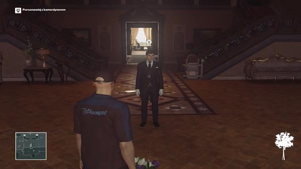 Udaj się do kamerdynera (M4,2), który odeskortuje Cię do cmentarza - Hitman: Zamordowanie Silvio Caruso, Sapienza - Świat Jutra | Solucja - Hitman - poradnik do gry