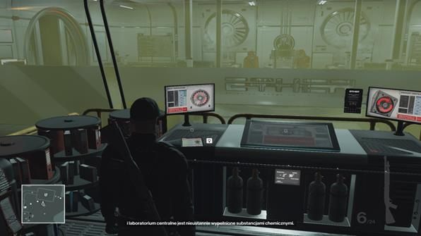 Pamiętaj, żeby pozostawać poza widokiem spojrzeń osób, które mogą Cię rozpoznać - Hitman: Zniszczenie wirusa, Sapienza - Świat Jutra | Solucja - Hitman - poradnik do gry