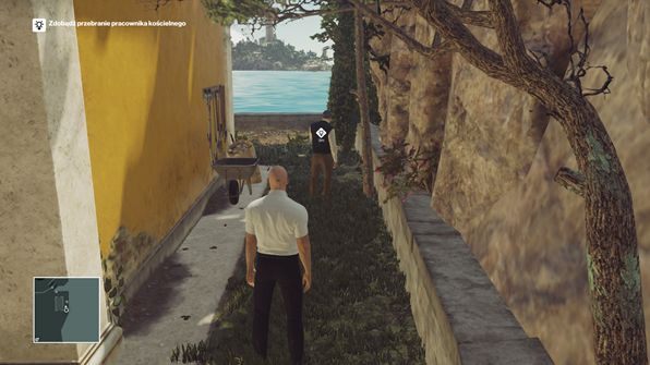 Ogłusz pracownika kościelnego i zabierz jego strój - Hitman: Zniszczenie wirusa, Sapienza - Świat Jutra | Solucja - Hitman - poradnik do gry