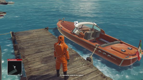 Możesz wybrać ten statek jako alternatywę ucieczki - Hitman: Opuszczenie obszaru misji, Sapienza - Świat Jutra | Solucja - Hitman - poradnik do gry