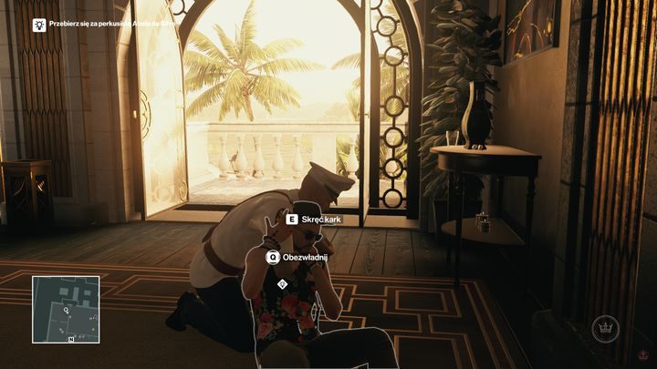 Eliminacja De Silvy na balkonie jest zbyt niebezpieczna - zrób to w pokoju obok. - Zamordowanie Jordana Crossa | Bangkok - Klub 27 | Solucja Hitman - Hitman - poradnik do gry