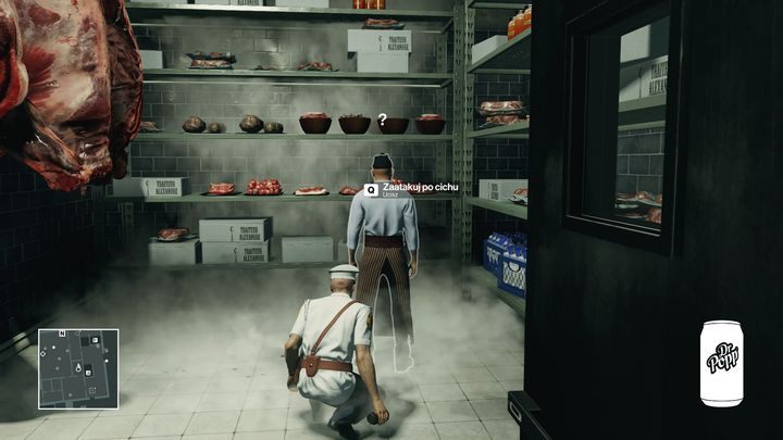 W chłodni wyeliminujesz pracownika kuchni bez zbędnych świadków. - Zamordowanie Jordana Crossa | Bangkok - Klub 27 | Solucja Hitman - Hitman - poradnik do gry