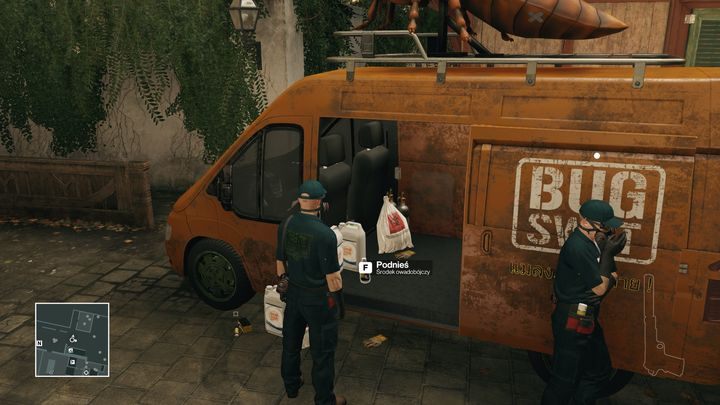 Środek owadobójczy zabierz wyłącznie w przebraniu technika. - Zamordowanie Jordana Crossa | Bangkok - Klub 27 | Solucja Hitman - Hitman - poradnik do gry