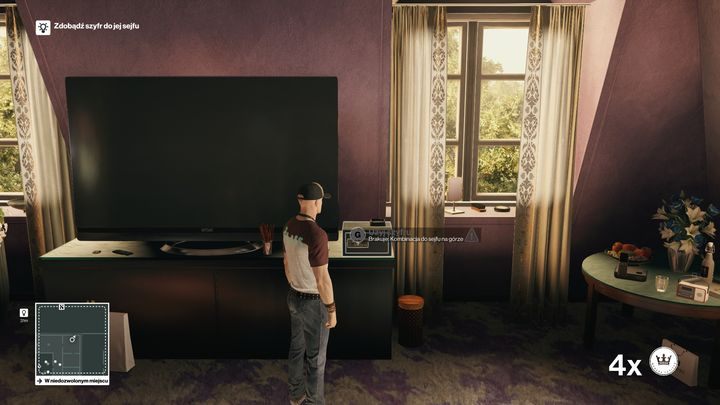 Sejf zabezpieczony jest hasłem - tylko Dexy Barat ma do niego dostęp. - Zamordowanie Jordana Crossa | Bangkok - Klub 27 | Solucja Hitman - Hitman - poradnik do gry