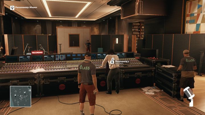 Producent poprosi o wymianę mikrofonu i zmiksowanie kawałka - zrób to. - Zamordowanie Jordana Crossa | Bangkok - Klub 27 | Solucja Hitman - Hitman - poradnik do gry