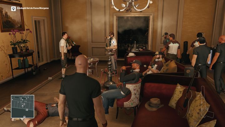 Poczekaj, aż posiadacz listu uda się do ubikacji - wtedy wszyscy wyjdą z pokoju. - Zamordowanie Kena Morgana | Bangkok - Klub 27 | Solucja Hitman - Hitman - poradnik do gry