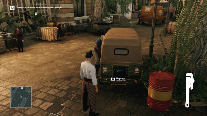 Do naprawienia tuk-tuka niezbędny będzie klucz francuski. - Zamordowanie Kena Morgana | Bangkok - Klub 27 | Solucja Hitman - Hitman - poradnik do gry