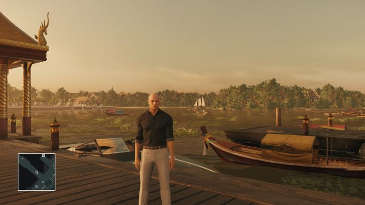 W garniturze agent 47 traktowany jest jako gość hotelowy. - Przebrania | Bangkok - Klub 27 | Solucja Hitman - Hitman - poradnik do gry