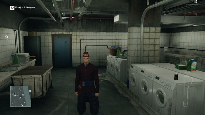 Przebranie pracownika hotelu łatwo zdobędziesz obezwładniając trzy osoby w pralni. - Przebrania | Bangkok - Klub 27 | Solucja Hitman - Hitman - poradnik do gry