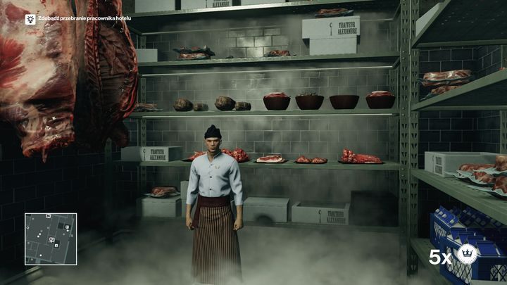 Niestety - w chłodni nie da się zamordować ani Jordana Crossa, ani Kena Morgana... - Przebrania | Bangkok - Klub 27 | Solucja Hitman - Hitman - poradnik do gry