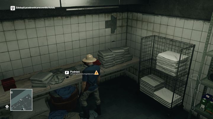Zabierając uniwersalną kartę magnetyczną upewnij się, że nikogo nie ma w pobliżu. - Ważne przedmioty | Bangkok - Klub 27 | Solucja Hitman - Hitman - poradnik do gry