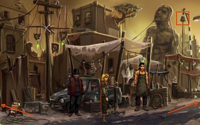 Maszeruj teraz do studni (od stoiska Gusa w prawo), gdzie porozmawiaj z Nelsonem - Oddaj list adresatowi | Akt pierwszy | Shardlight - Shardlight - poradnik do gry