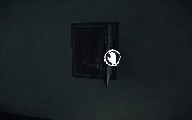 Wróć do pokoju i skręć w lewo - na ścianie znajdziesz sejf - kod do niego to 729 - taki znajdujesz na kartce na ziemi przed kominkiem - Krok 2 - Farba | Opis przejścia Layers of Fear - Layers of Fear - poradnik do gry