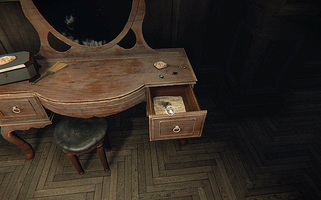 Obróć się i przejdź przez dwoje kolejnych drzwi - Krok 2 - Farba | Opis przejścia Layers of Fear - Layers of Fear - poradnik do gry