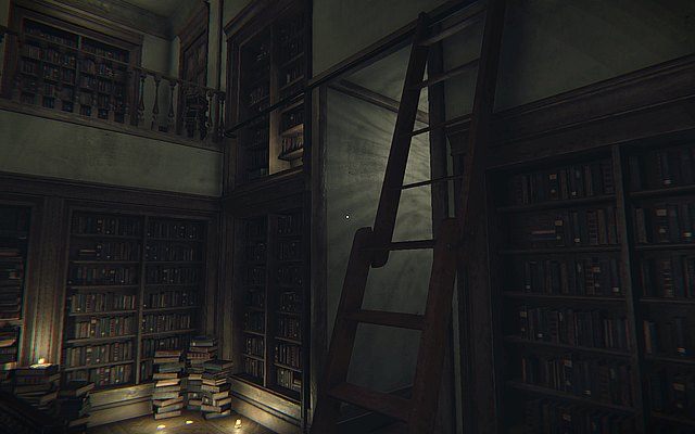 Wyjdź z pokoju i skieruj się w prawo - Krok 3 - Podkład | Opis przejścia Layers of Fear - Layers of Fear - poradnik do gry