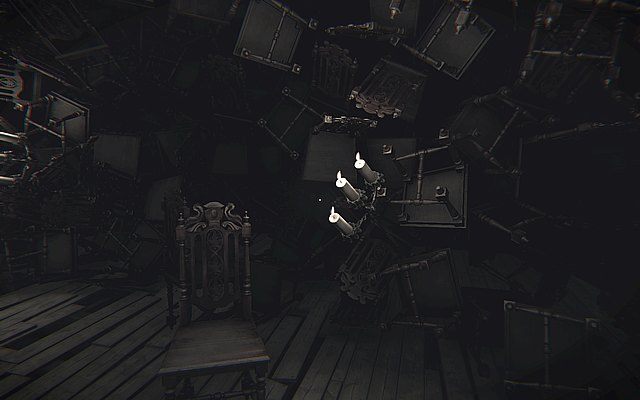 Wróć do korytarza i przejdź przez drzwi - Krok 4 - Pędzel | Opis przejścia Layers of Fear - Layers of Fear - poradnik do gry