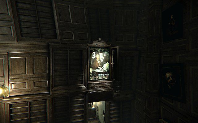 Wróć do poprzedniego miejsca i obróć się plecami w kierunku pomieszczenia - Krok 5 - Dotyk | Opis przejścia Layers of Fear - Layers of Fear - poradnik do gry