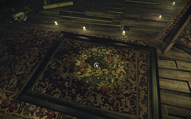 Po chwili przyglądania się na obraz sztaluga spadnie na ziemię, a z niej wypełzną stada szczurów - Krok 6 - Świadek | Opis przejścia Layers of Fear - Layers of Fear - poradnik do gry