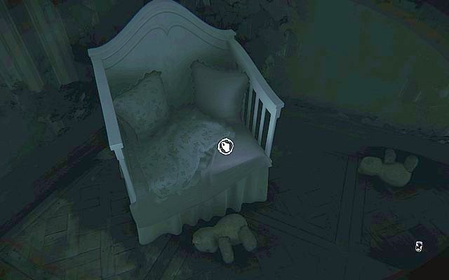 Przejdź do pokoju, do którego przejście zostało odblokowane - na siedzeniu obok łóżka znajdziesz kolejny pionek - Krok 6 - Świadek | Opis przejścia Layers of Fear - Layers of Fear - poradnik do gry