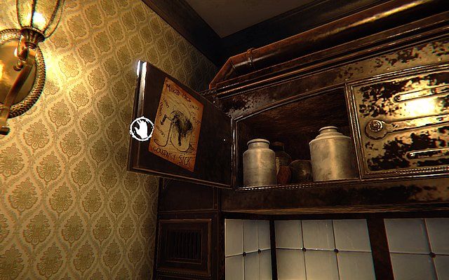 Krok pierwszy - w wiszącej szafce w kuchni koło okapu - Rysunki gryzoni | Sekrety Layers of Fear - Layers of Fear - poradnik do gry