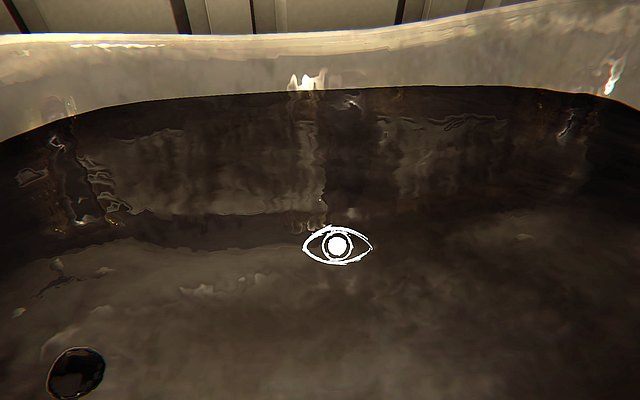 Krok szósty - w wannie po trzykrotnym zanurzeniu - słoik z okiem - Echa z przeszłości | Sekrety Layers of Fear - Layers of Fear - poradnik do gry