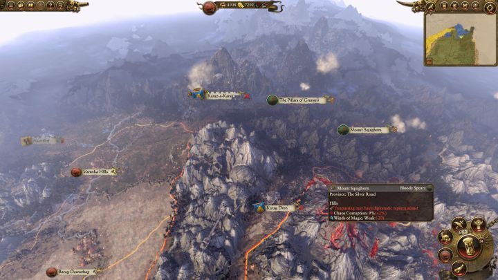 Twoim celem jest pozbycie się Krasnoludów i Krwawych Włóczni. - Kampania - opis przejścia i porady | Zielonoskórzy | Total War Warhammer - Total War: Warhammer - poradnik do gry