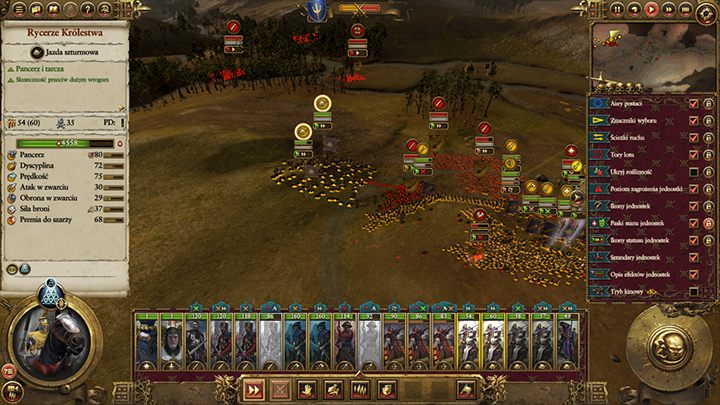 Umiejętne manewrowanie jazdą jest kluczem do zwycięstwa podczas grania Bretonnią. - Kampania - porady | Bretonnia | Total War Warhammer - Total War: Warhammer - poradnik do gry