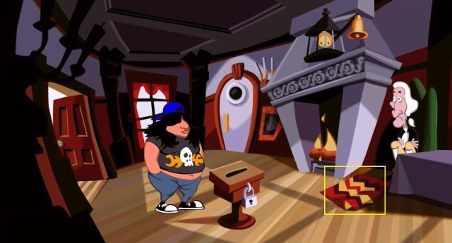 Przełącz się na Hoagiego i wróć do pokoju z kominkiem - Pozyskaj składniki do produkcji super-baterii | Opis przejścia - Day of the Tentacle: Remastered - poradnik do gry